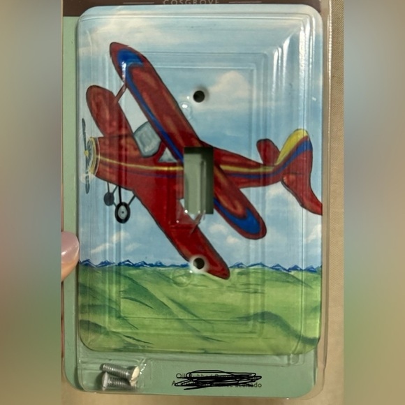 Biplane Switch Plate - Picture 2 of 2